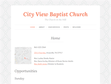 Tablet Screenshot of cityview-knox.org